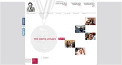 Desktop Screenshot of heinzawards.net