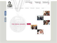 Tablet Screenshot of heinzawards.net